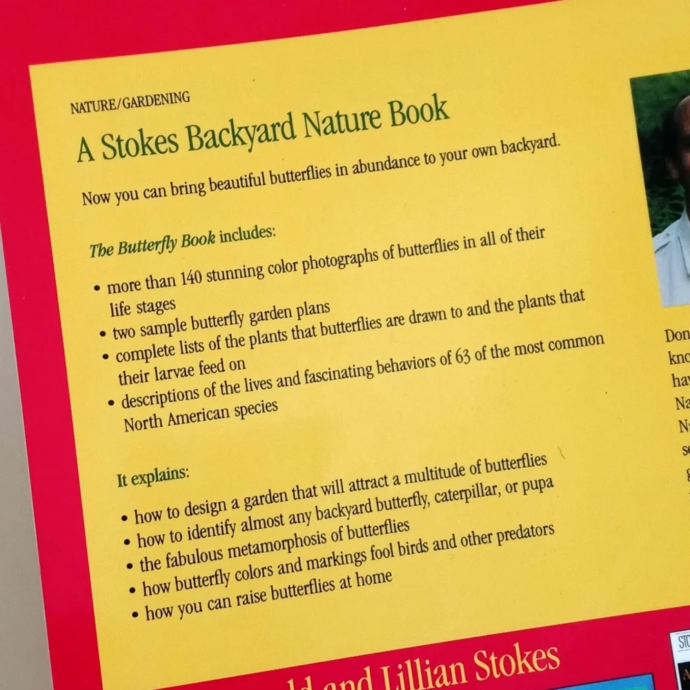The Butterfly Book by Stokes and Williams (Butterfly and Gardening Planning)